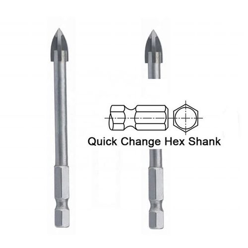 product_image_name-Generic-Meches forets perceuse, forets à tige hexagonale, perçage pour porcelaine céramique béton marbre brique maçonnerie - 4Pcs (6/8/10/12mm)-2