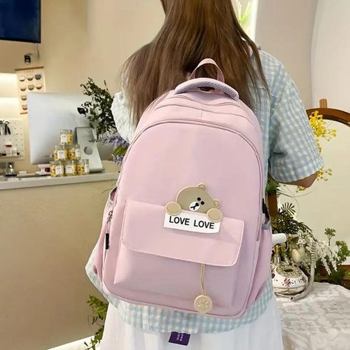 Generic Sac a Dos Multi Poches Cartable pour Femme Pc portable bag ecole a prix pas cher Jumia Maroc