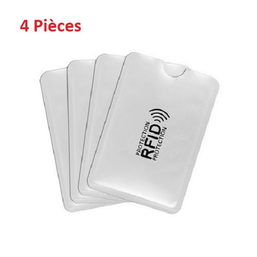 Generic 4Pcs Etui anti RFID bloquant le lecteur de carte bancaire porte carte antivol a prix pas cher Jumia Maroc