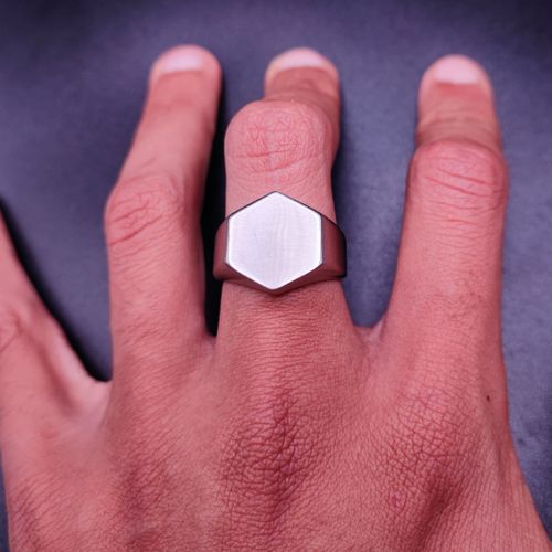Bague homme online classe