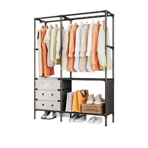 product_image_name-Generic-Porte-Vêtements Armoires,étagères Pour Vêtements et Chaussure Pliable Pour Chambre à Coucher -1