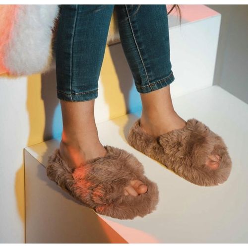product_image_name-Generic-slippers en fourrure d'extérieurs de couleur camel-2