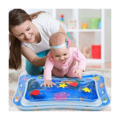 Generic TAPIS D'EAU GONFLABLE POUR BEBE AVEC 6 CREATURES MARINES à