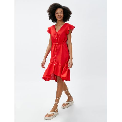 Fille robe rouge clearance