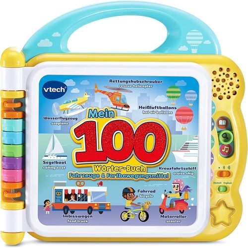 VTEC VTech - Mon Livre de Mots 100: Véhicules & Locomoteurs Jouets