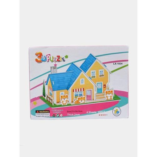 product_image_name-Generic-Maison de Poupée 3D à Assembler pour Enfants-2