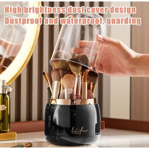 product_image_name-Generic-Porte-pinceaux de maquillage avec couvercle, organisateur rotatif anti-poussière-1