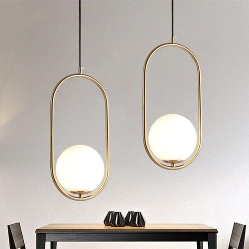 product_image_name-Generic-Lampes suspendues ovales dorées boule Blanche E27-4