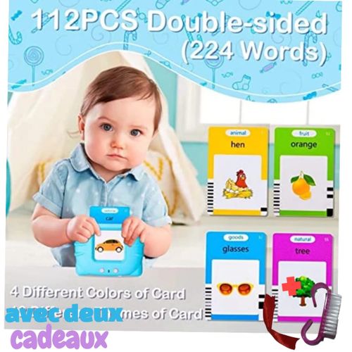 Generic Carte Flash parlantes, jouets pour tout-petits, cadeaux