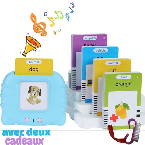 Machine éducative Bilingue Français/anglais – 162 Cartes Parlantes, Lettres Physiques, Pour 2-6 Ans - 6