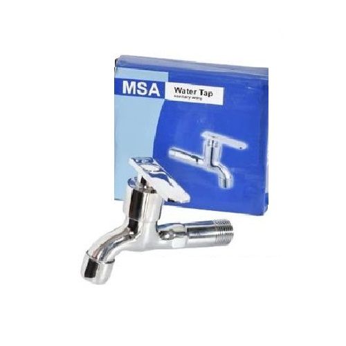 ROBINET EVIER MURAL 1/4 DE TOUR CHROME