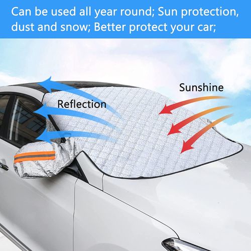 Generic Couverture magnétique de pare-brise de voiture pour résister du  soleil. à prix pas cher