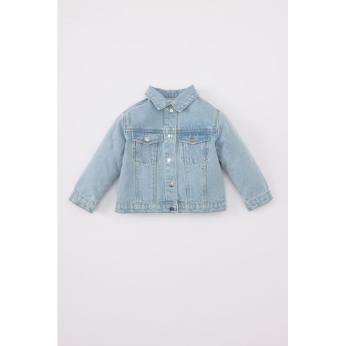 Defacto Veste en Jean a Col Chemise Manches Longues Decontractee pour Bebe Fille Bleu a prix pas cher Jumia Maroc