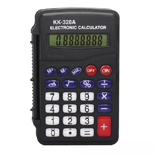 Calculatrice de Poche Mini Calculette 11 x 6,5 cm