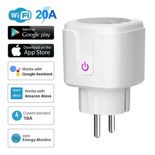 Generic Prise WIFI intelligente 20A SmartLife APP Compatible avec Alexa et  Google Assistant à prix pas cher