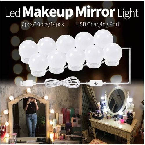 product_image_name-Generic-LED Miroir (10 ampoules) USB 3 Mode-1