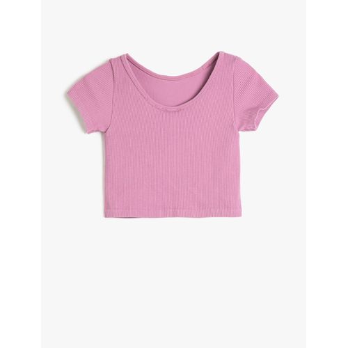 product_image_name-Koton-T-shirt Pour Fille - Rose-1