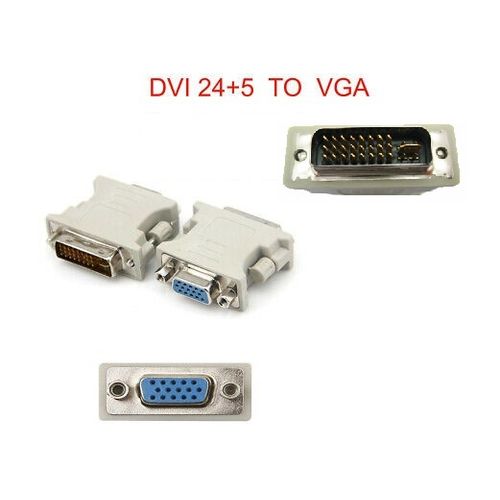 Adaptateur DVI-D vers VGA Convertisseur 24 + 1 mâle vers Femelle