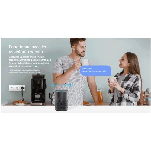 Prise T30 sans fil compatible Google Home/Alexa : Innov8 grossiste Prises  intelligentes