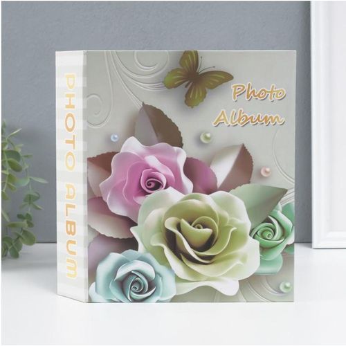 product_image_name-Generic-ألبوم صور مع غطاء لـ 100 صورة 5" × 7" (13 × 18 سم) تصميم جميل جدًا-ألوان وتصميم عشوائي-2