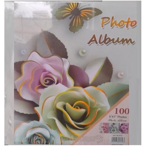 product_image_name-Generic-ألبوم صور مع غطاء لـ 100 صورة 5" × 7" (13 × 18 سم) تصميم جميل جدًا-ألوان وتصميم عشوائي-5