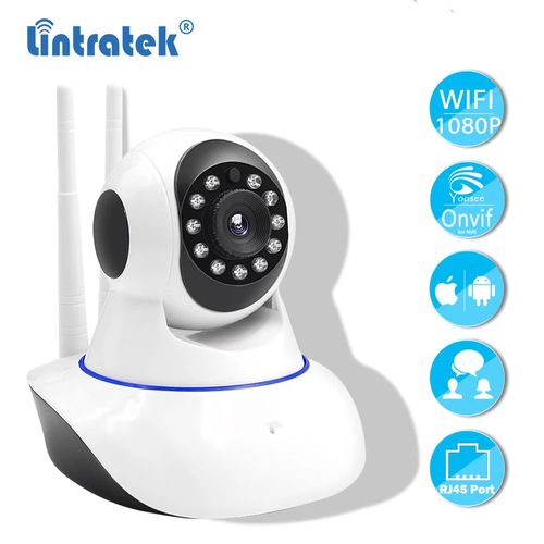 Generic Caméra Surveillance WiFi Intérieur 1080P, Camera IP WiFi