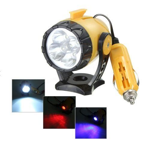 product_image_name-Generic-Lampe de Secours 12V 5 LED avec Allume-Cigare, Torche de Travail Magnétique-2