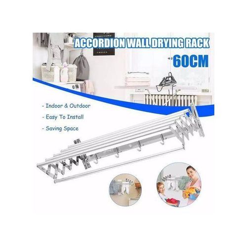 product_image_name-Generic-Sèche-Linge Étendoir Extensible Murale En Aluminium-5