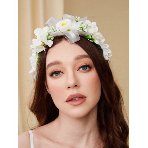 Generic Bandeaux Serre-têtes fleur - Accessoire De Cheveux De Mariée ,Fille  à prix pas cher