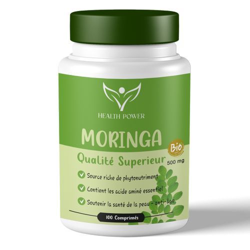 product_image_name-Health Power-Pack 2 x boites de Moringa Bio 100 Comprimés 500 MG - مورينغا-2