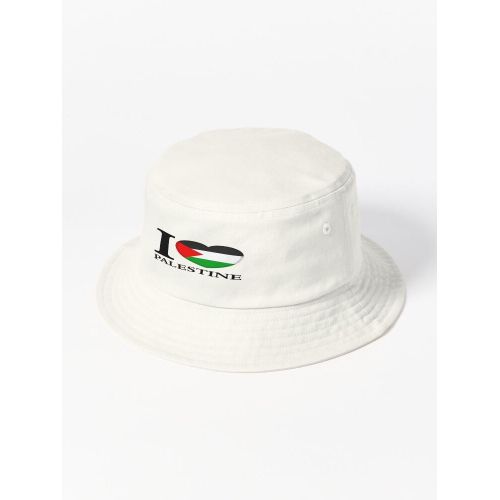 product_image_name-Generic-PALESTINE LIBRE, LIBRE GAZA PALESTINE DRAPEAU Sweat chapeaux unisexe bob blanc-3