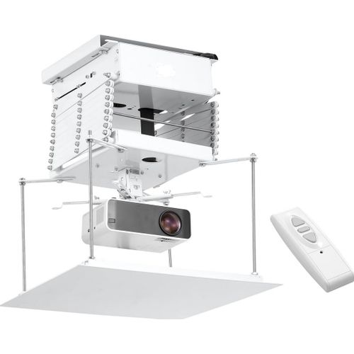 product_image_name-Generic-Support Motorisé Encastré au Plafond pour Vidéoprojecteurs 100cm-1