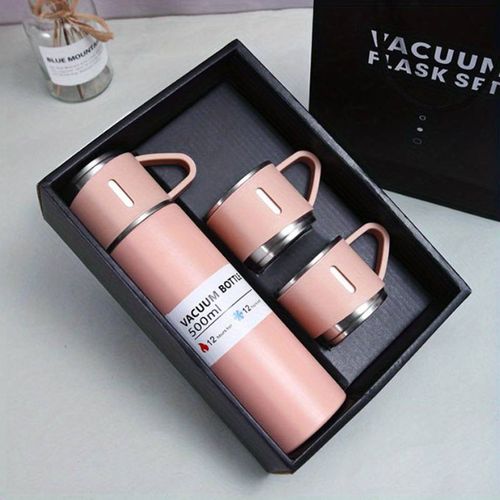 Tasse Isotherme Avec Poignée En Acier Inoxydable, 500ml, Thermos