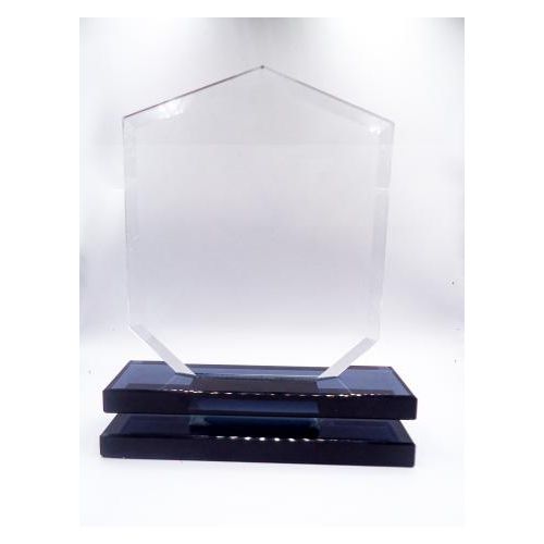 TROPHÉE VERRE PERSONNALISABLE 13CM - Equipa SARL