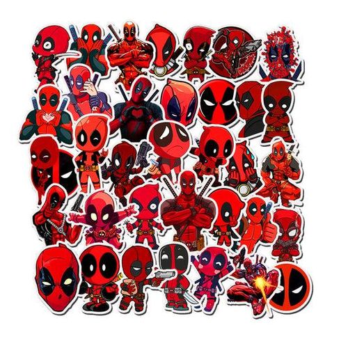 product_image_name-Generic-35pcs Deadpool Stickers-1
