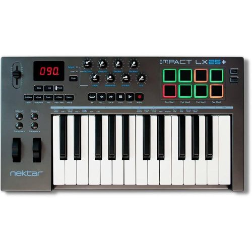 product_image_name-Generic-لوحة مفاتيح MIDI متعددة الاستخدامات Nektar IMPACT LX25+-1