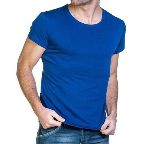 product_image_name-Generic-T- Shirt Bleu Roi 100% Coton Mixte-1
