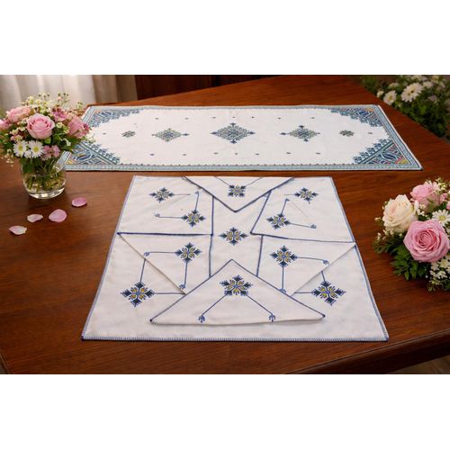 product_image_name-Generic-Ensemble de Linge de Table Brodé Artisanal – Motifs Traditionnels Marocains-1