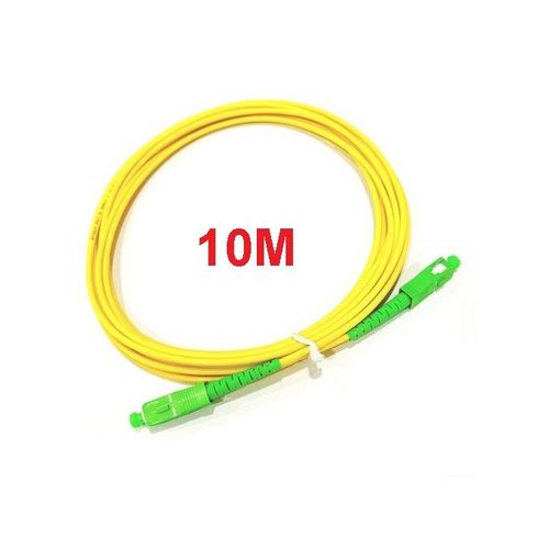 Generic Cable Fibre Optique 10M , Jarretière Simplex Monomode 10 Métres  SC/APC SC/APC à prix pas cher