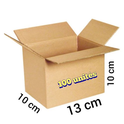 product_image_name-Generic-Carton d'emballage 100 Pièces pour Vendeurs 13/10/10 cm-1