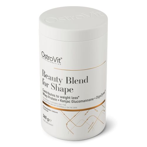 product_image_name-OstroVit-Beauty Blend for Shape 360 g Creamy Strawberry - Protéine Whey, Glucomannane & DigeZyme-2