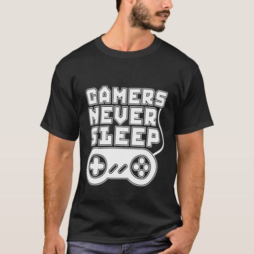 product_image_name-Generic-Cool Gamer Dark T-shirt Gamers never asleep-1