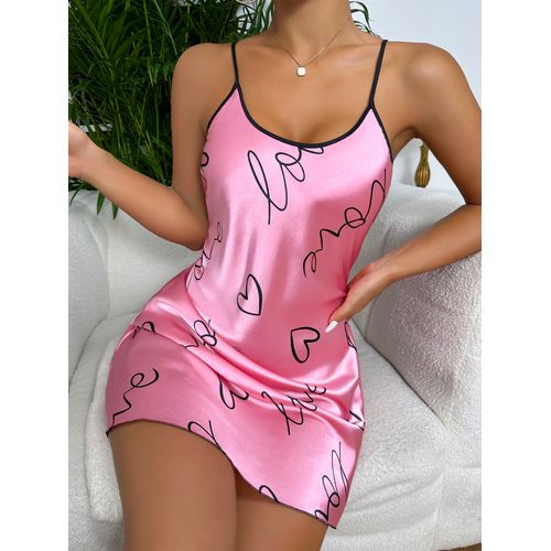 Generic Robe de nuit en Satin de soie chemise de nuit sans manches vetements de nuit a prix pas cher Jumia Maroc