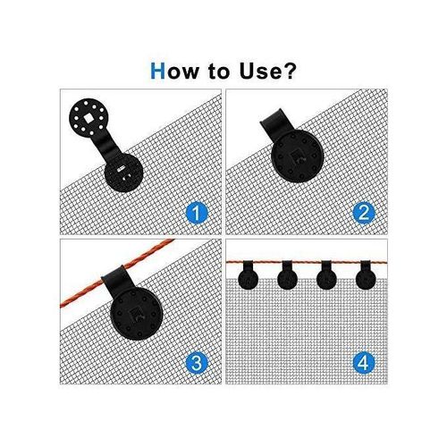 product_image_name-Generic-25 Clips de Fixation Robustes pour Filets et Toiles d'Ombrage-7