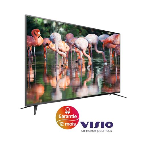 Visio TV LED Smart 55&quot; Sans Cadre (Plein écran) UHD 4K / TNT Quad Core - Garantie 1 an