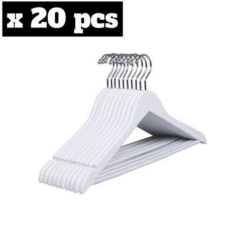 product_image_name-Generic-20x Cintres en plastique en forme de bois -1