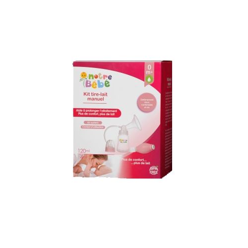 Tire-lait Manuel Portable – Aspiration Forte, Poignée Ergonomique, Facile à Nettoyer, Kit Complet
