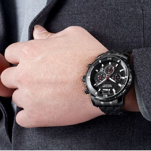 Montre deals megir chronographe