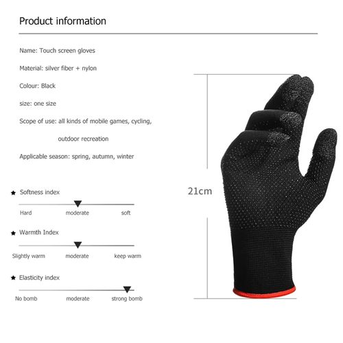 Gants tactiles antidérapants pour hommes