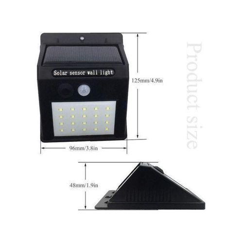 product_image_name-Generic-Lampe Solaire avec Détecteur de Mouvement Applique murale extérieur étanche-3
